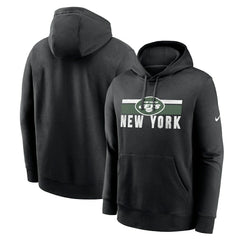 New York Jets Nike Club Fleece Pullover Hoodie