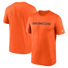 Denver Broncos Nike Legend Wordmark Performance T-Shirt