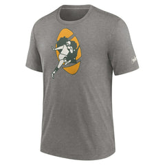Green Bay Packers Nike Rewind Logo Tri-Blend T-Shirt