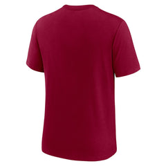Washington Commanders Nike Rewind Logo Tri-Blend T-Shirt