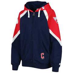 Cleveland Guardians Starter Women's Hail Mary Full-Zip Hoodie | MLB New