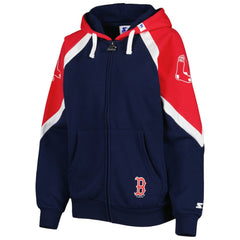 Boston Red Sox Starter Women's Hail Mary Full-Zip Hoodie | MLB Online