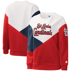 St. Louis Cardinals Starter Women's Shutout Pullover Sweatshirt | MLB Near me