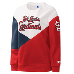 St. Louis Cardinals Starter Women's Shutout Pullover Sweatshirt | MLB Near me