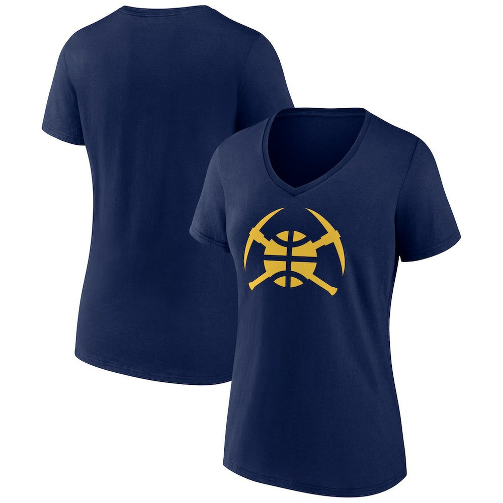 Denver Nuggets Women's Alternate Logo V-Neck T-Shirt sale On Sale