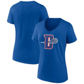 Detroit Pistons Women's Alternate Logo V-Neck T-Shirt sale On Sale
