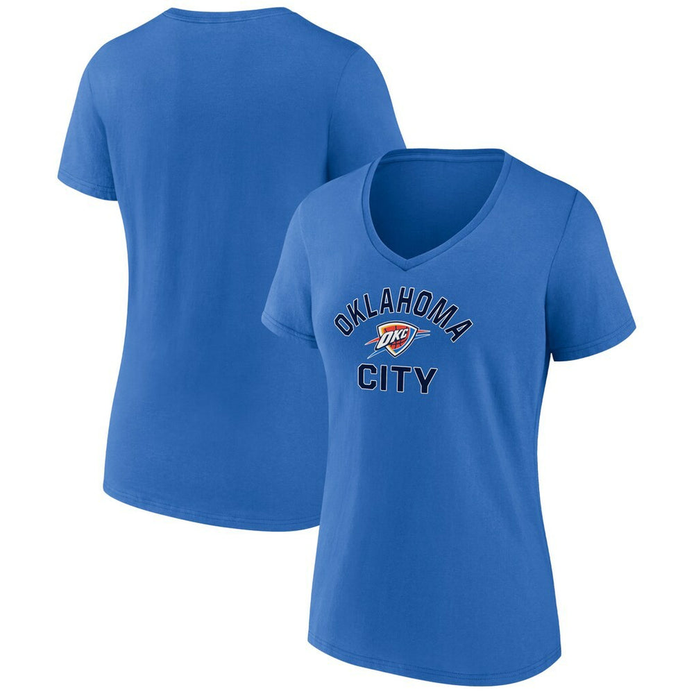 Oklahoma City Thunder Women's Overtime Team V-Neck T-Shirt For Sale