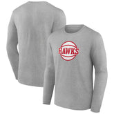 Atlanta Hawks Alternate Logo Long Sleeve T-Shirt Outlet