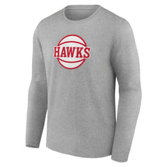 Atlanta Hawks Alternate Logo Long Sleeve T-Shirt Outlet