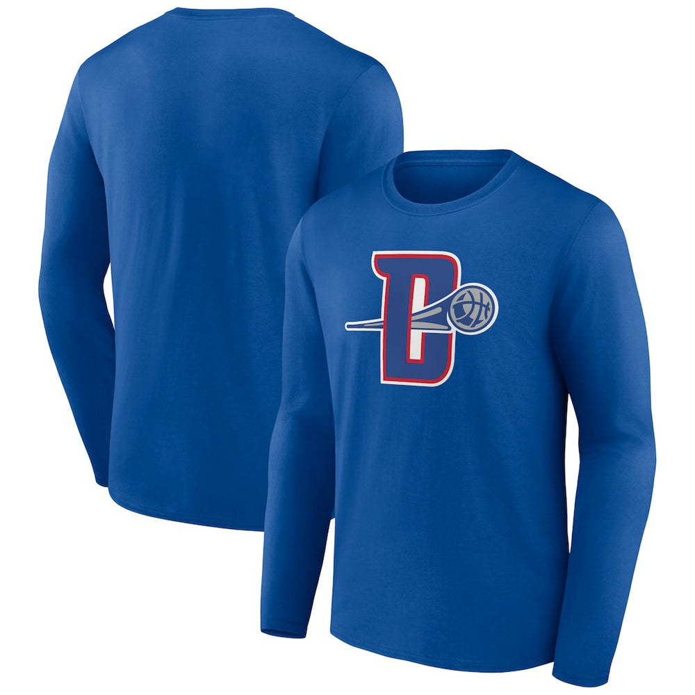 Detroit Pistons Alternate Logo Long Sleeve T-Shirt sale Discount