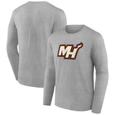 Miami Heat Alternate Logo Long Sleeve T-Shirt On Sale