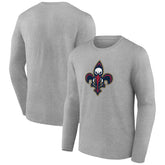 New Orleans Pelicans Alternate Logo Long Sleeve T-Shirt Discount