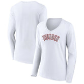 Oklahoma City Thunder Women's Alternate Logo V-Neck Long Sleeve T-Shirt Online