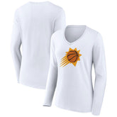 Phoenix Suns Women's Alternate Logo V-Neck Long Sleeve T-Shirt Online