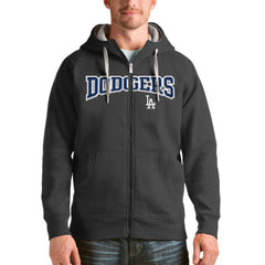 Los Angeles Dodgers Antigua Team Logo Victory Full-Zip Hoodie | MLB Outlet