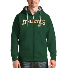 Athletics Antigua Team Logo Victory Full-Zip Hoodie | MLB New