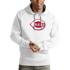 Cincinnati Reds Antigua Victory Pullover Team Logo Hoodie | MLB Online
