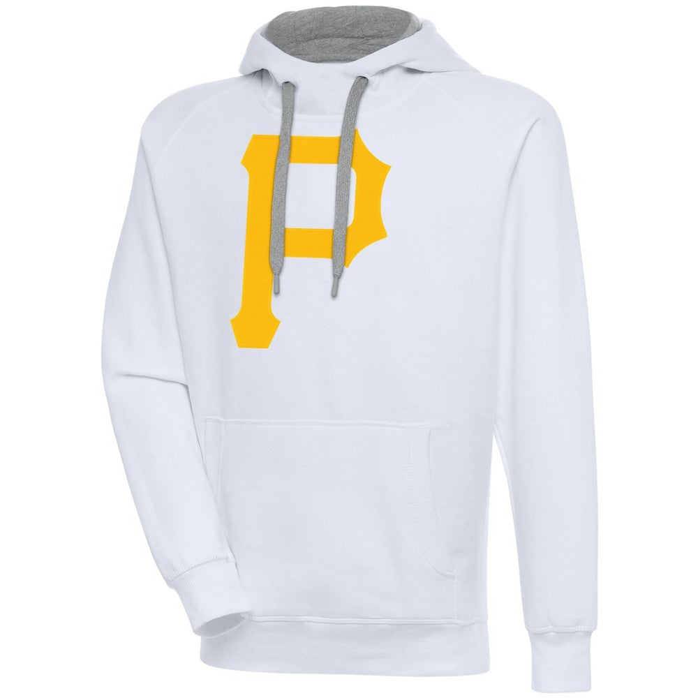 Pittsburgh Pirates Antigua Victory Pullover Team Logo Hoodie | MLB Shop