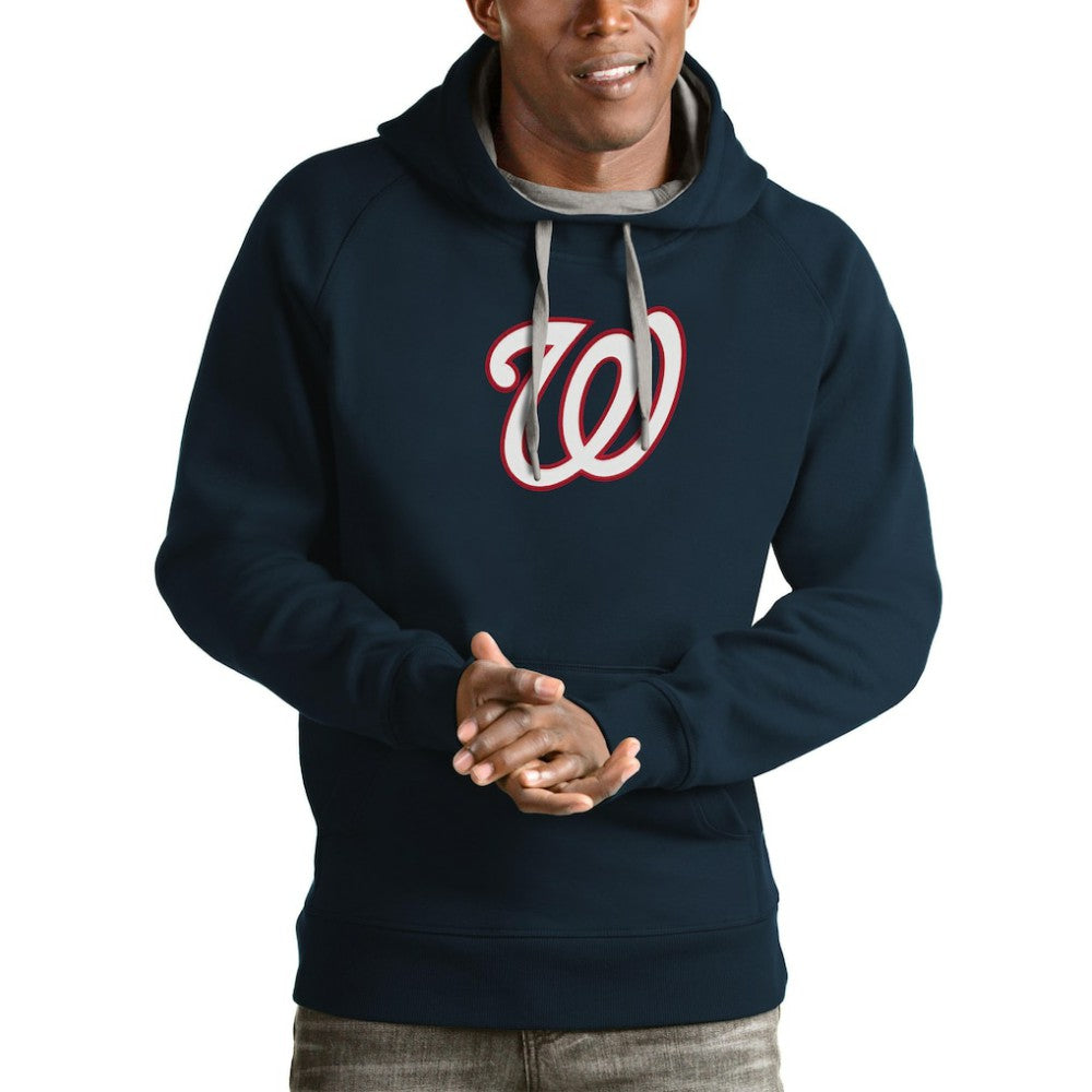 Washington Nationals Antigua Victory Pullover Team Logo Hoodie | MLB Near me