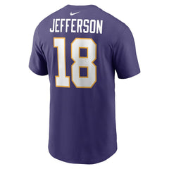 Minnesota Vikings Nike Justin Jefferson Classic Player Name & Number T-Shirt