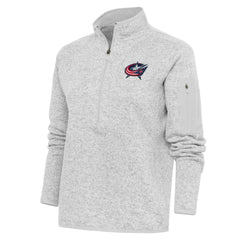 Columbus Blue Jackets Antigua Women's Team Logo Fortune Quarter-Zip Jacket Online