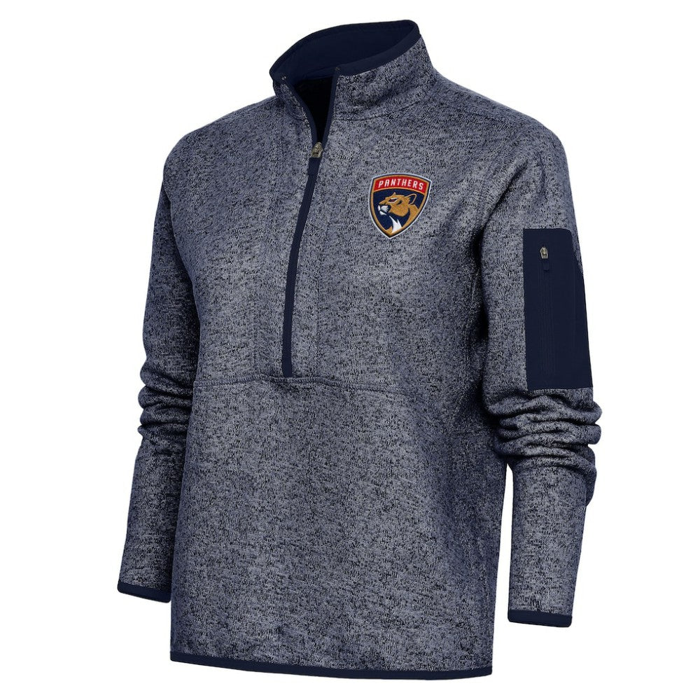 Florida Panthers Antigua Women's Team Logo Fortune Quarter-Zip Jacket For Sale