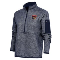 Florida Panthers Antigua Women's Team Logo Fortune Quarter-Zip Jacket For Sale