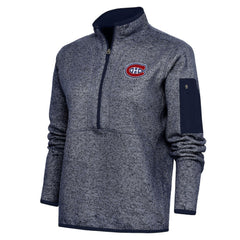 Montreal Canadiens Antigua Women's Team Logo Fortune Quarter-Zip Jacket For Sale