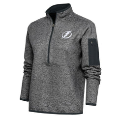 Tampa Bay Lightning Antigua Women's Team Logo Fortune Quarter-Zip Jacket Discount