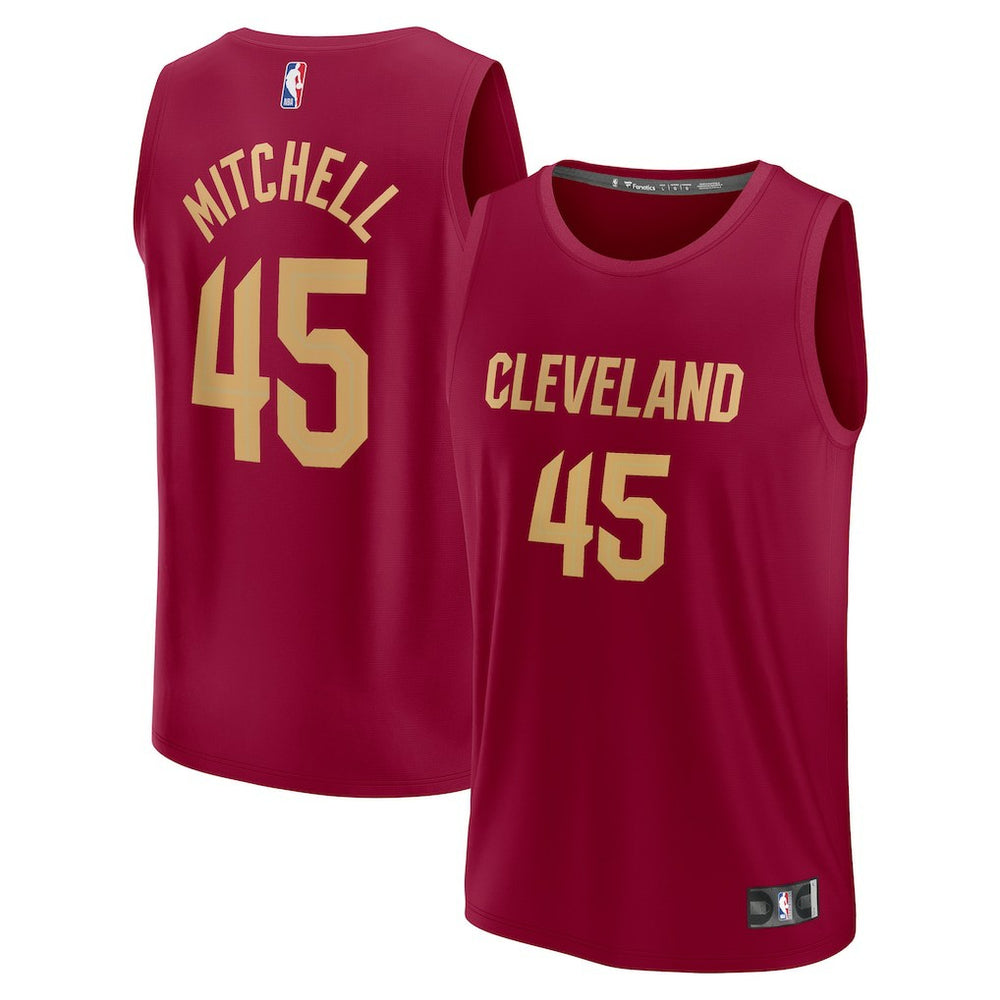 Donovan Mitchell Cleveland Cavaliers Fast Break Replica Jersey sale On Sale