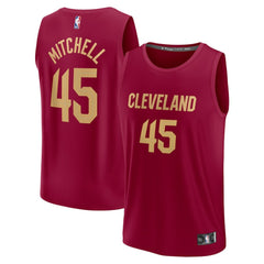 Donovan Mitchell Cleveland Cavaliers Fast Break Replica Jersey sale On Sale