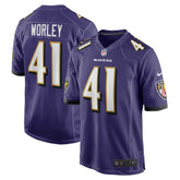 Baltimore Ravens Nike Daryl Worley Game Player Jersey