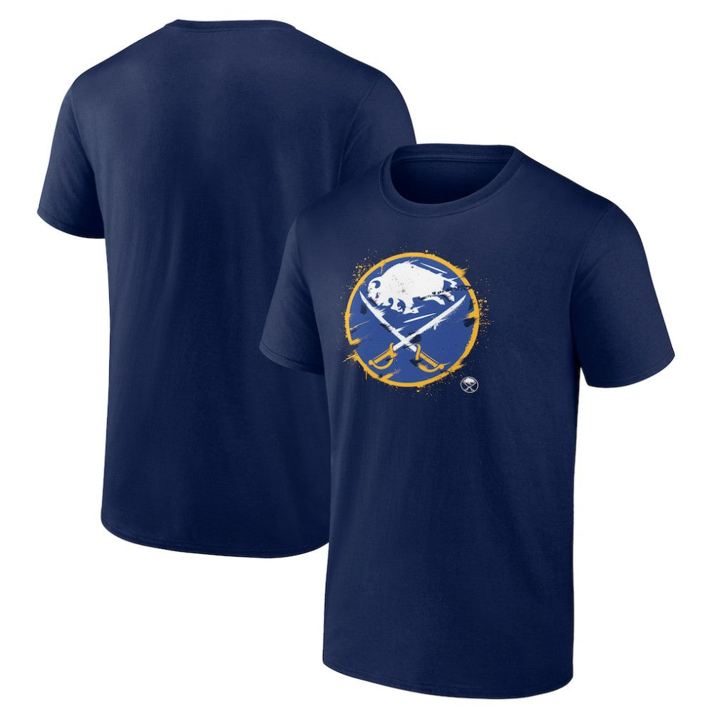 Buffalo Sabres Splatter Logo Team T-Shirt Online