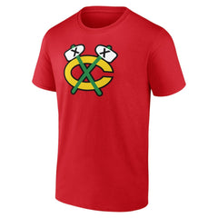 Chicago Blackhawks Shoulder Patch Logo T-Shirt For Sale