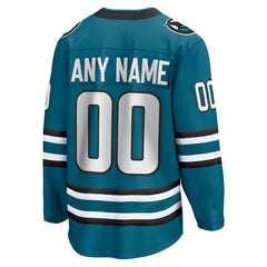 San Jose Sharks Fanatics Home Breakaway Custom Jersey Outlet