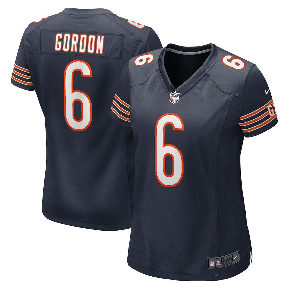 Chicago Bears Nike Kyler Gordon Women's Game Player Jersey