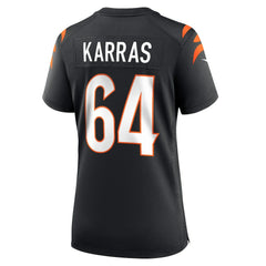 Cincinnati Bengals Nike Ted Karras Women's Game Player Jersey