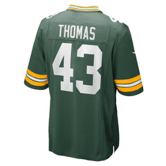 Green Bay Packers Nike Kiondre Thomas Game Player Jersey