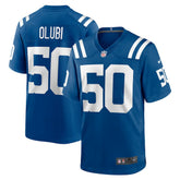 Indianapolis Colts Nike Segun Olubi Game Player Jersey