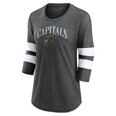Washington Capitals Fanatics Women's Special Edition 2.0 Barn Burner 3/4 Sleeve T-Shirt Sale