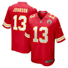 Kansas City Chiefs Nike Nazeeh Johnson Game Player Jersey
