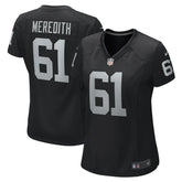 Las Vegas Raiders Nike Jordan Meredith Women's Game Player Jersey