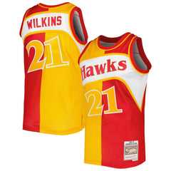 Dominique Wilkins Atlanta Hawks Hardwood Classics 1986/87 Split Swingman Jersey New