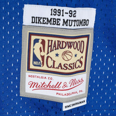 Dikembe Mutombo Denver Nuggets Hardwood Classics 1991/92 Split Swingman Jersey sale Discount