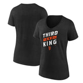 San Francisco Giants Women's Third and King V-Neck T-Shirt | MLB New