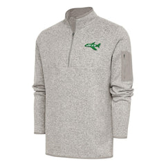 New York Jets Antigua Throwback Fortune Quarter-Zip Pullover Jacket