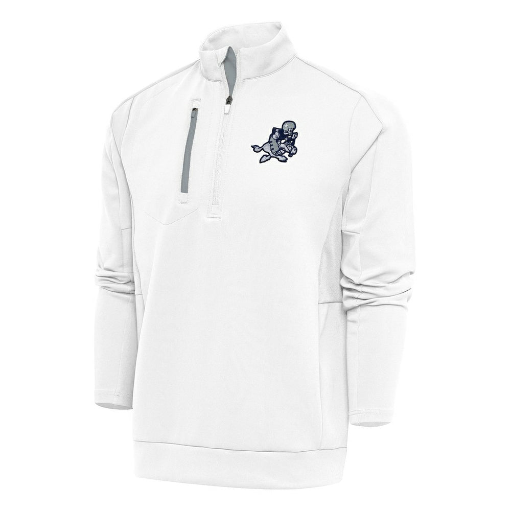 Dallas Cowboys Antigua Team Logo Throwback Generation Quarter-Zip Pullover Top