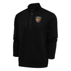 Baltimore Ravens Antigua Team Logo Throwback Generation Quarter-Zip Pullover Top