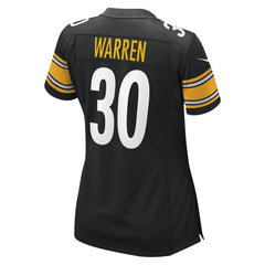 Pittsburgh Steelers Nike Jaylen Warren Women's Game Player Jersey