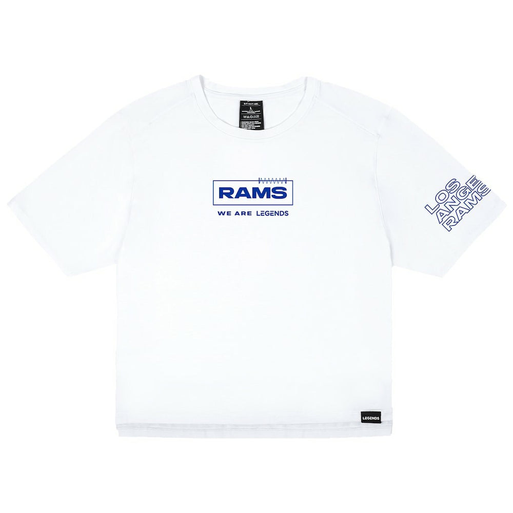Los Angeles Rams LEGENDS Women's Aviation Crop T-Shirt